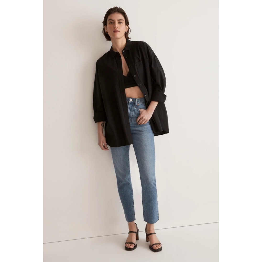 Madewell | The Perfect Vintage Jean in Earlside Wash: Raw-Hem Edition Size 27